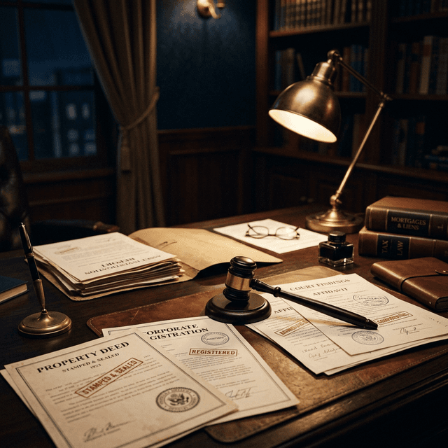 מסמכים משפטיים ושטרות נכסים
