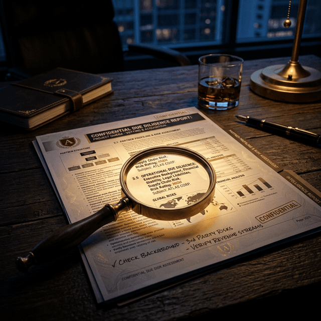 בדיקת נאותות לשותף עסקי פוטנציאלי