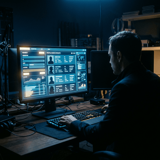 חיפוש במאגרי מידע לאיתור אנשים