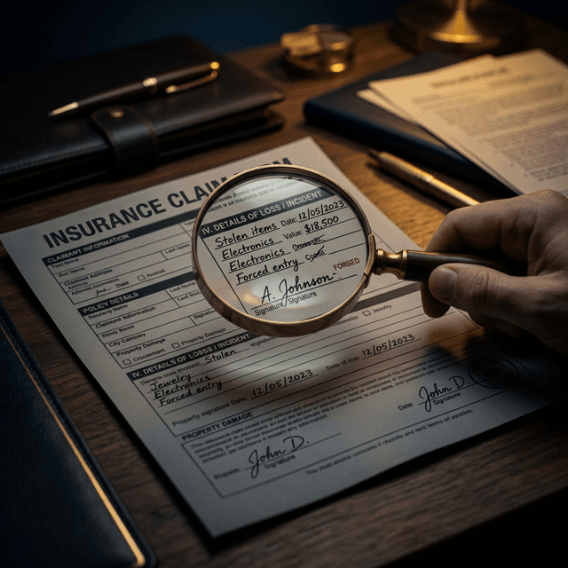 חקירת הונאת ביטוח - תביעות שקר