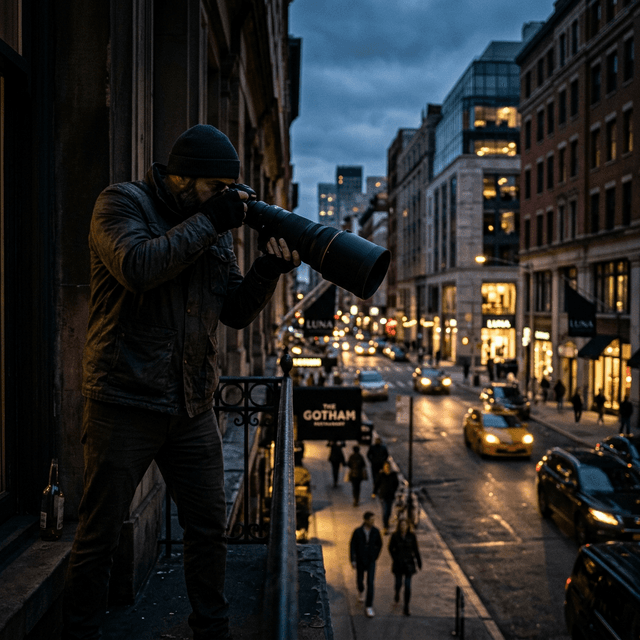 חוקר פרטי מבצע מעקב טקטי