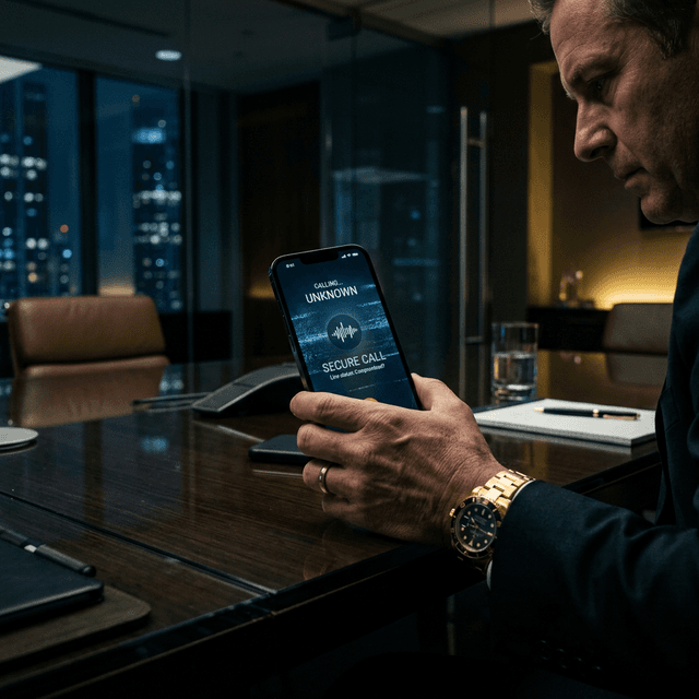 Suspicious signs of phone wiretapping